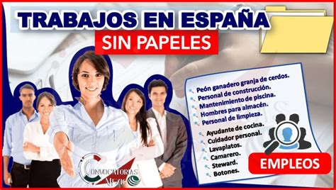 trabajo madrid sin papeles|Trabajos sin papeles en Madrid Crear alertas